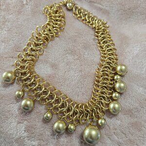 Gold Tone Kenneth J. Lane Necklace